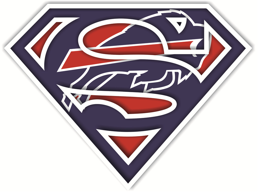Buffalo Bills superman logos iron on heat transfer